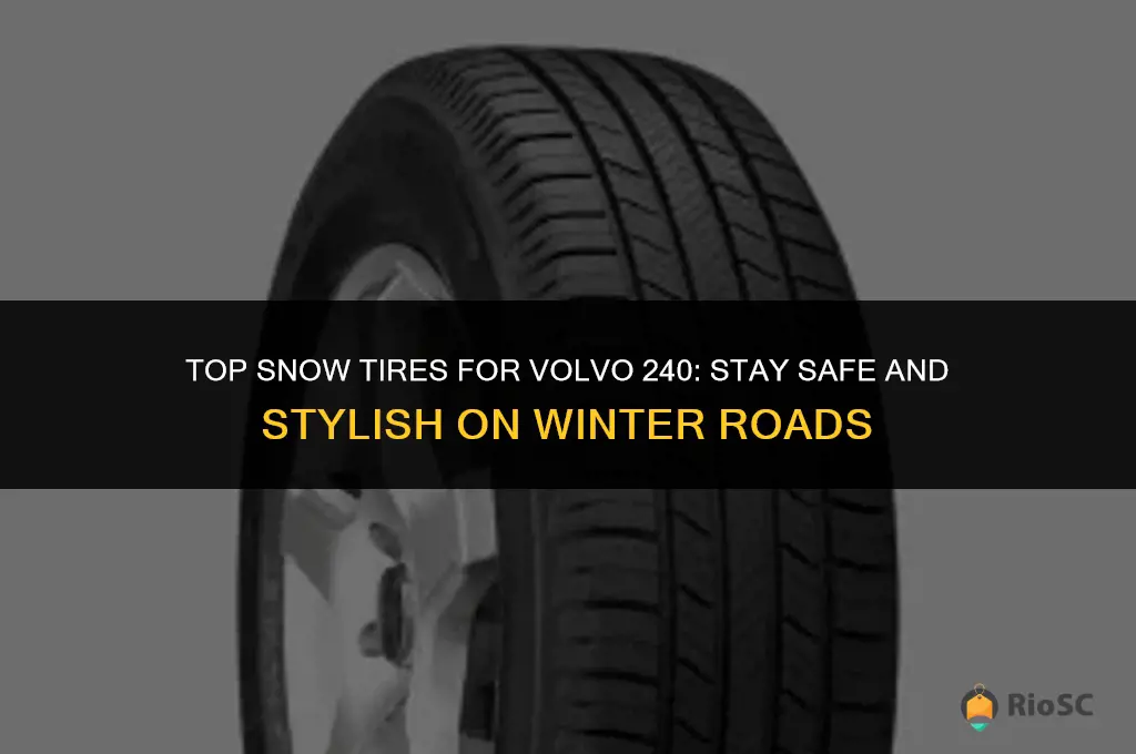 best snow tires volvo 240
