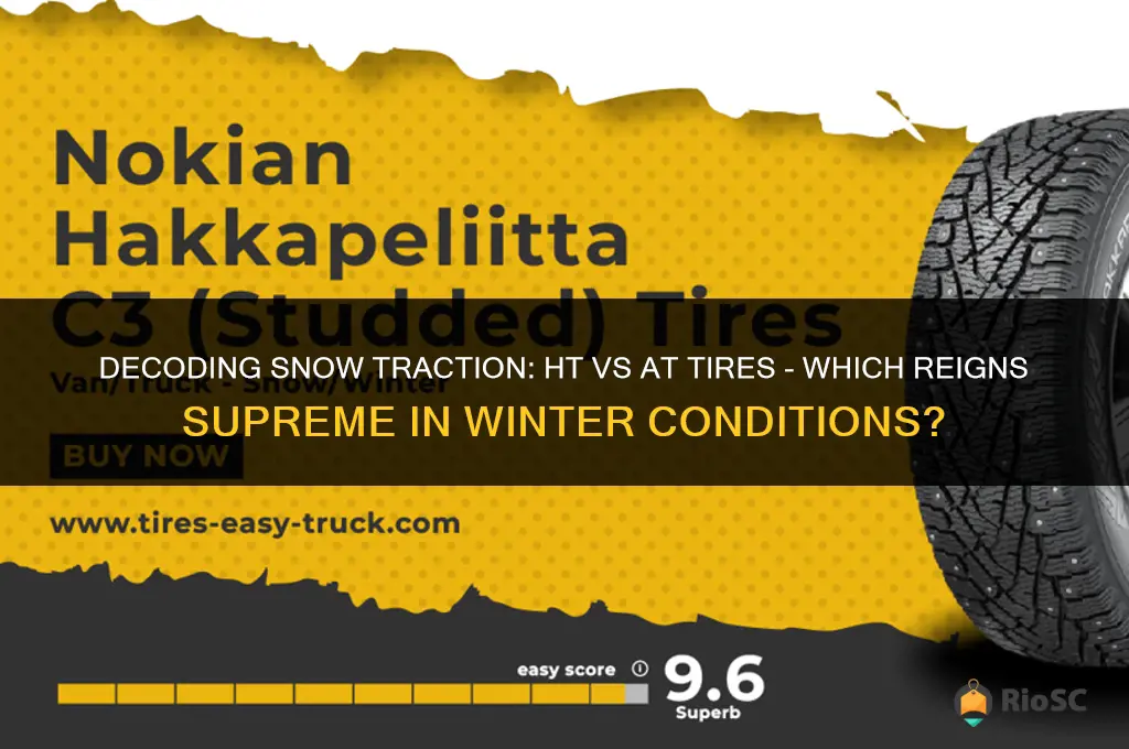 best snow traction ht vs at tires