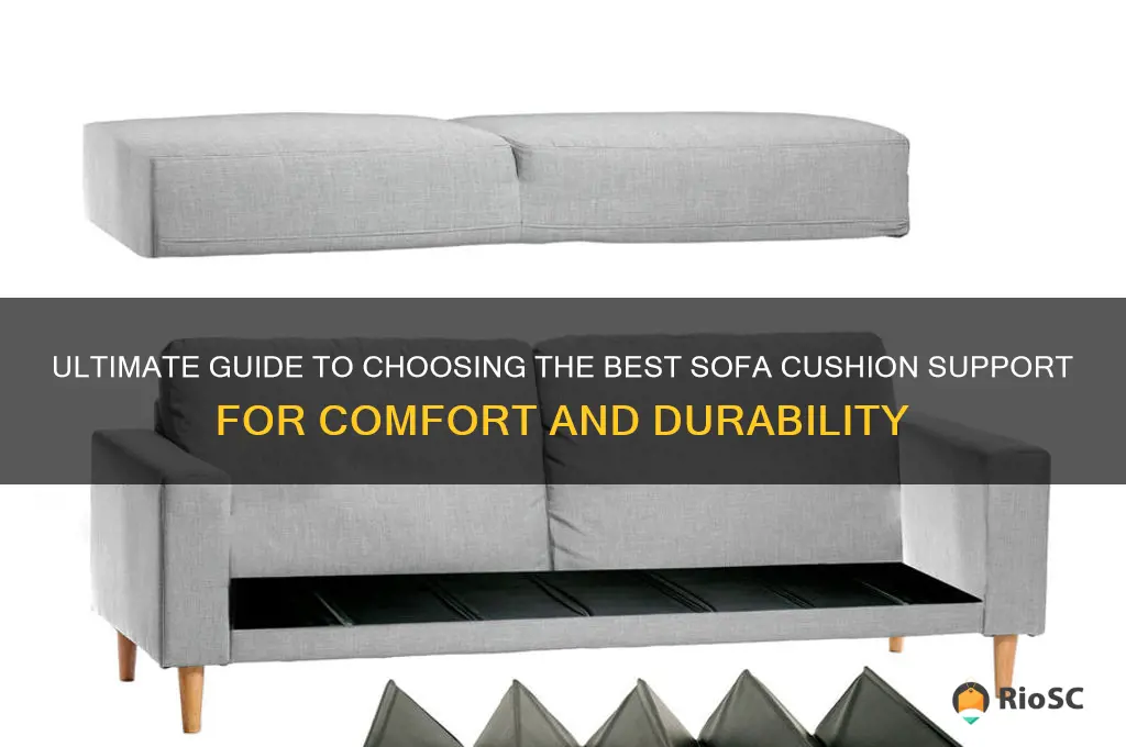 best sofa cushion support