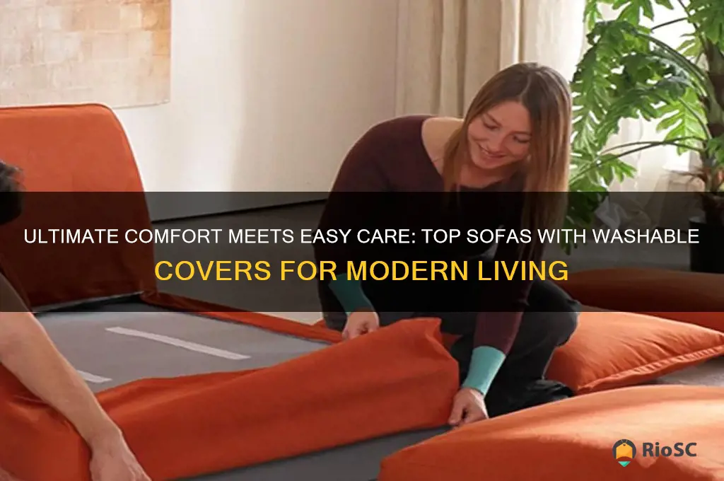 best sofas with washable covers