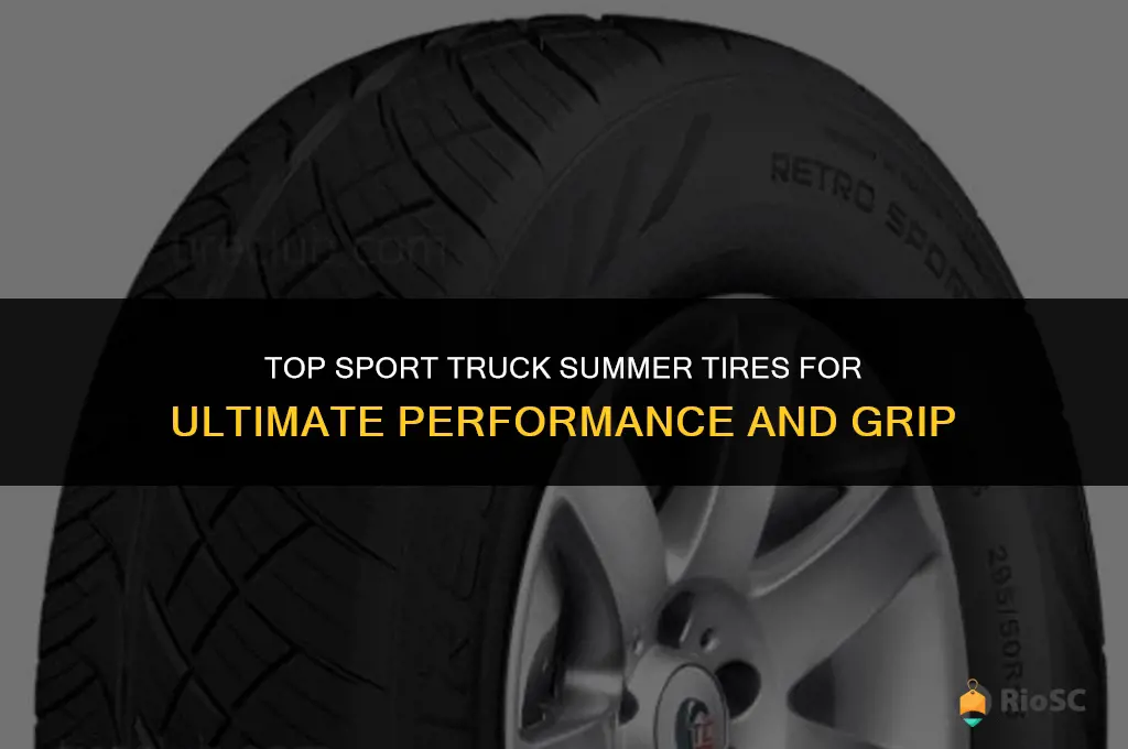 best sport truck summer tires