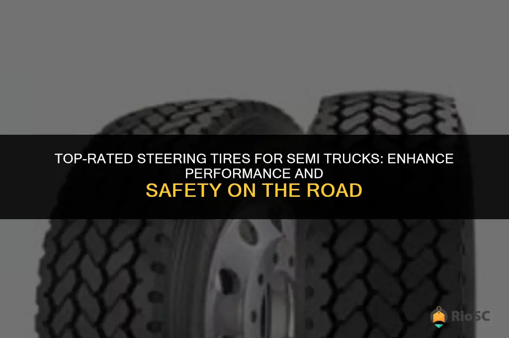 best steering tires for semi truck