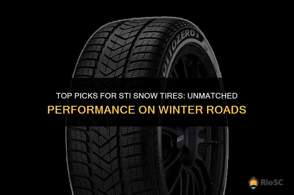 best sti snow tires