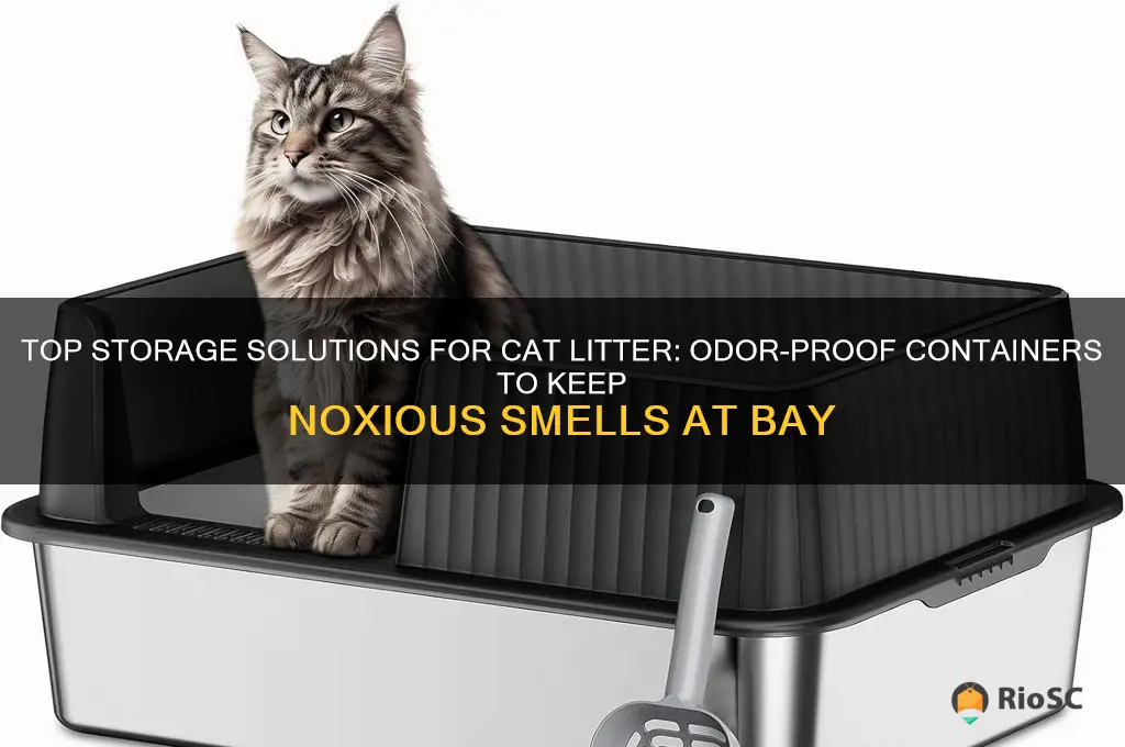 best storage containers for cat litter nox