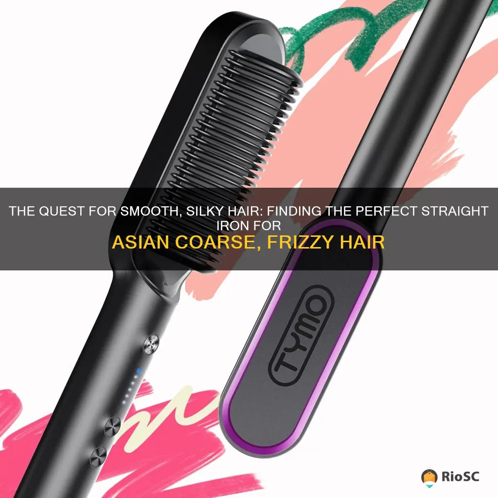 best straight iron for asian coarse frizzy hair