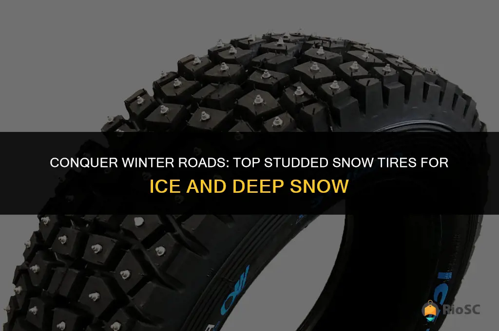 best studded snow tires for ice and deep snow