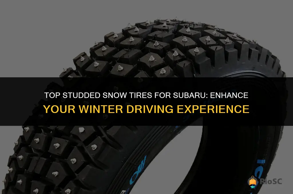 best studded snow tires for subaru
