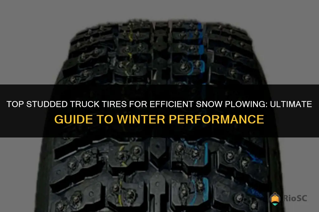 best studded truck tires for plowing