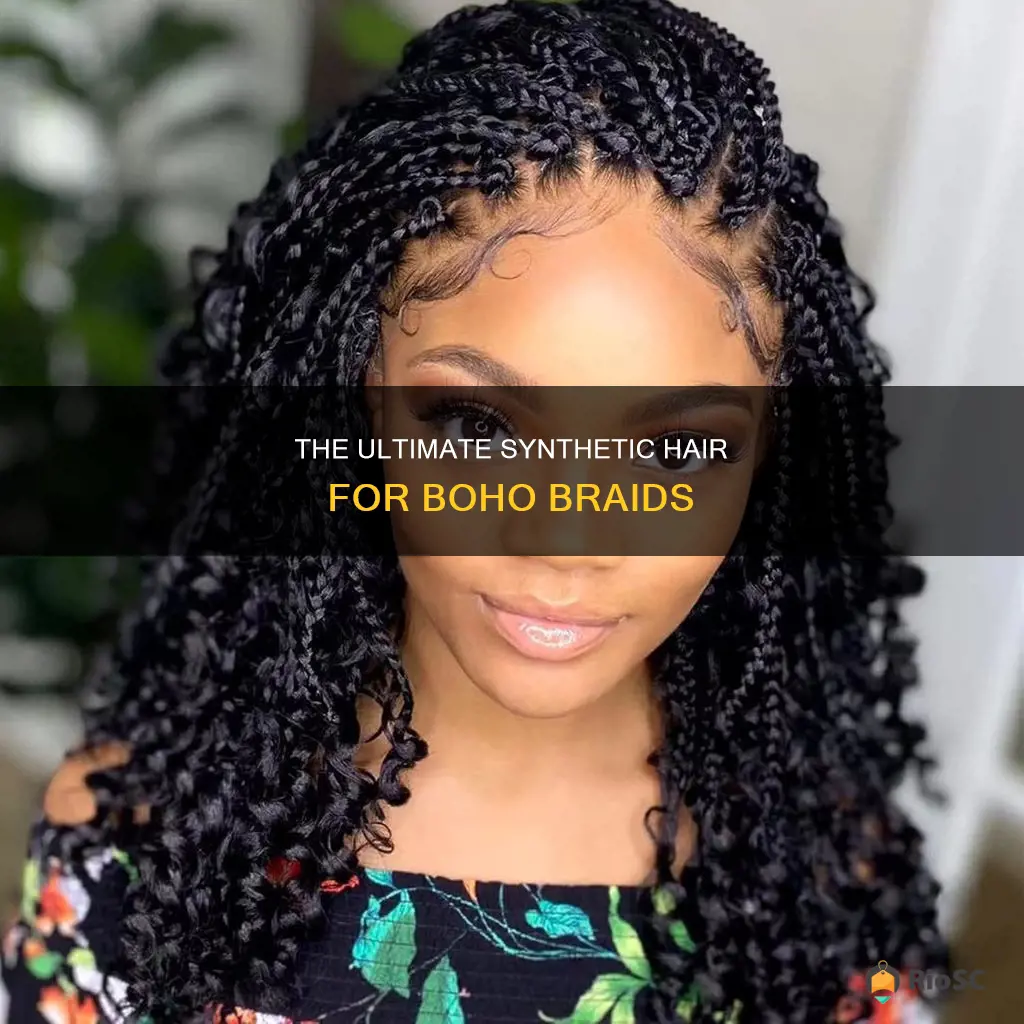 best synthetic hair for boho braids