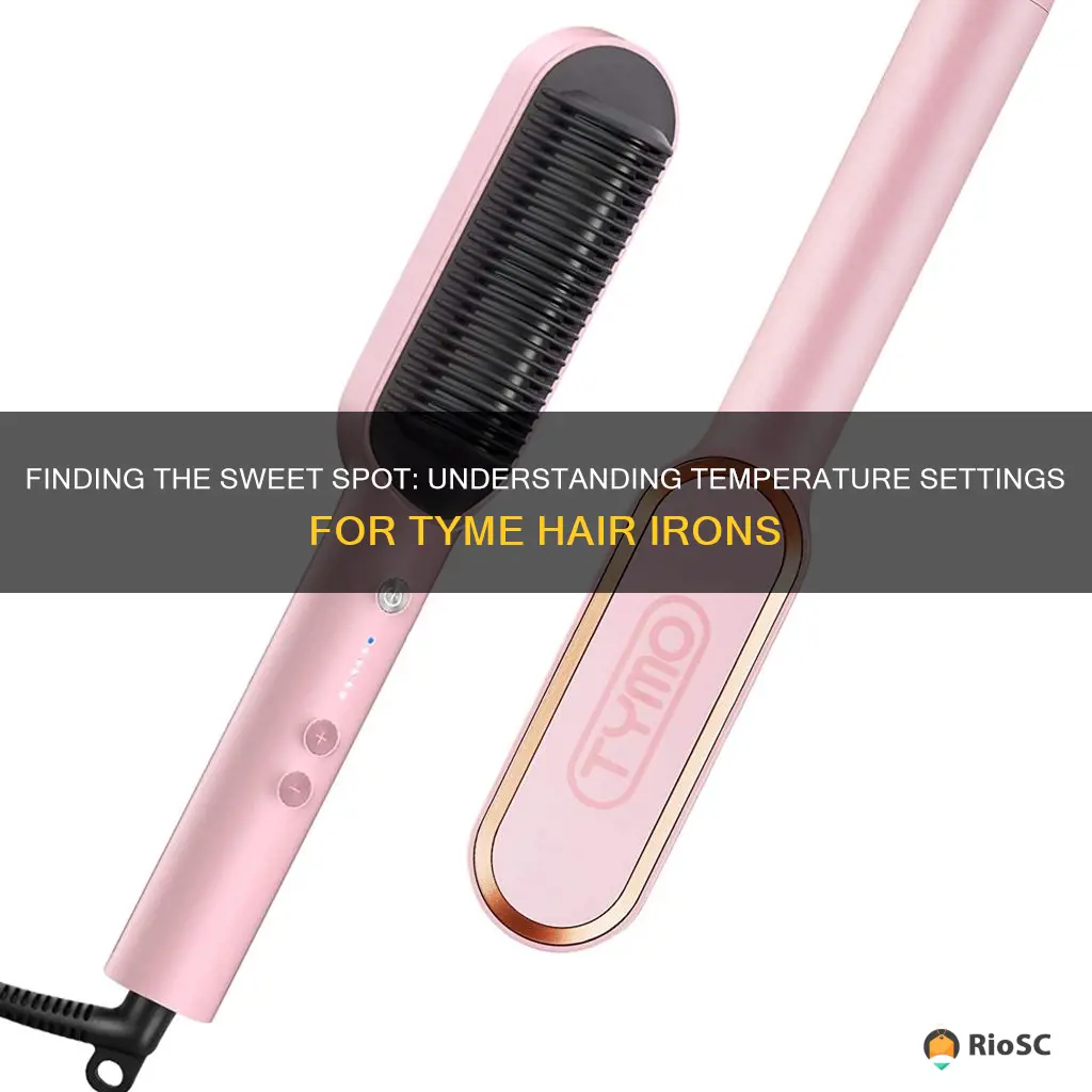 best temp for tyme hair iron