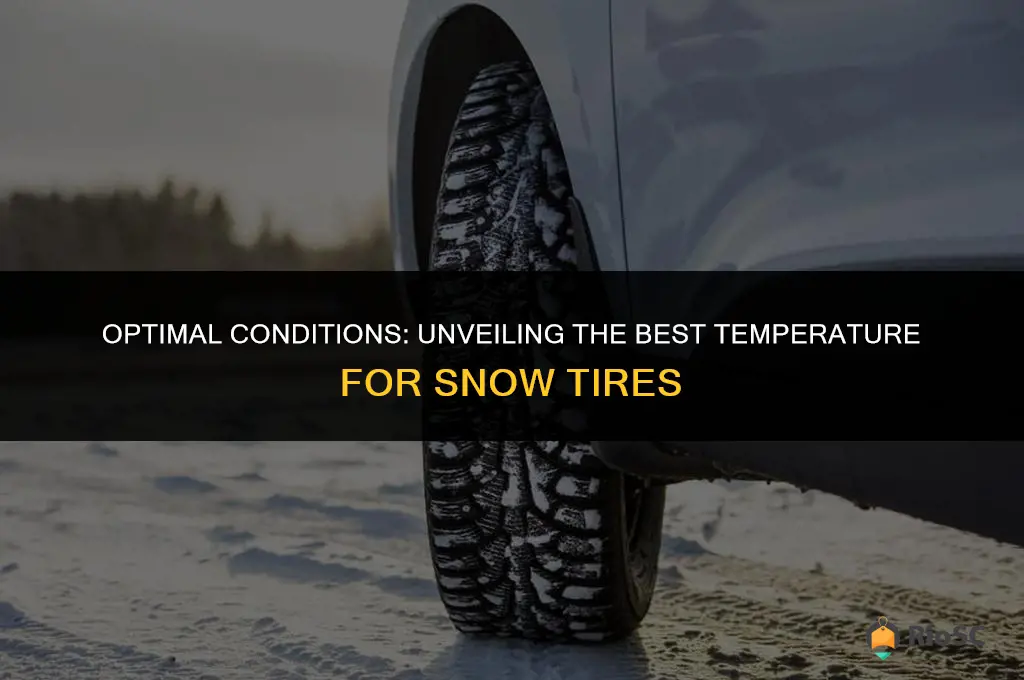 best temperature for snow tires