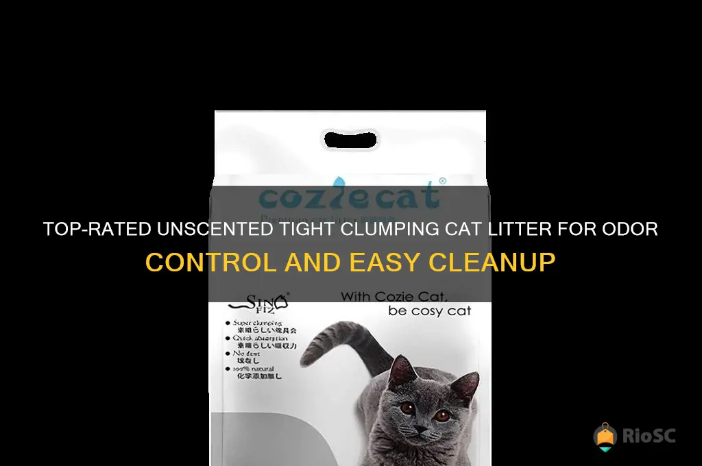 best tight clumping cat litter unscented