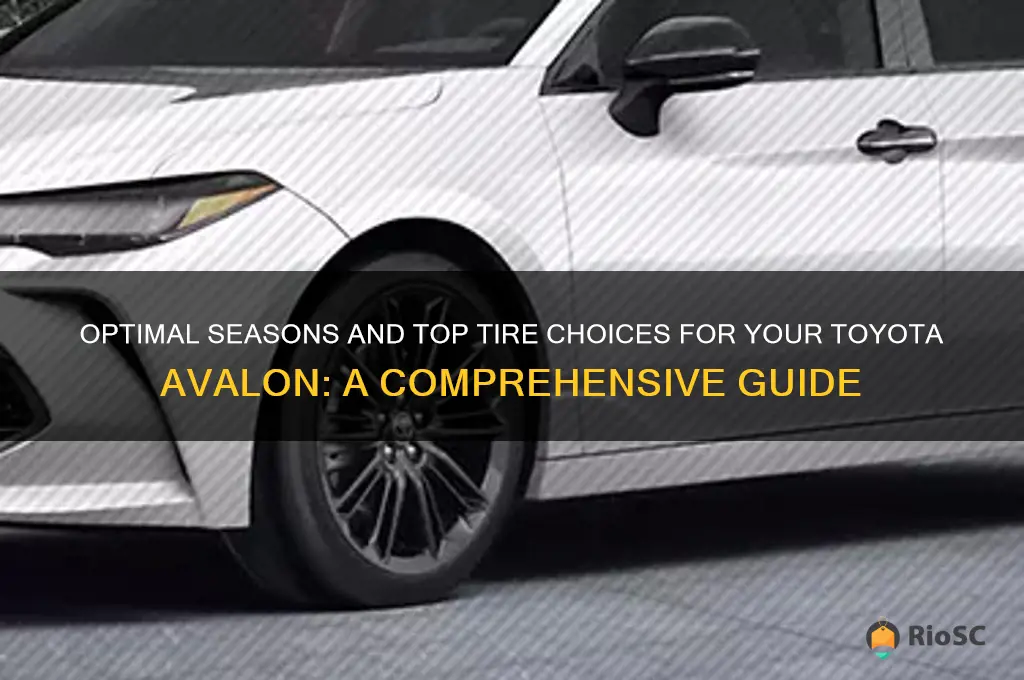 best time best tires for toyota avalon