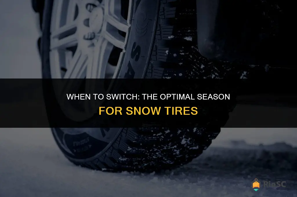 best time for snow tires