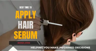 The Golden Hour for Hair Serum Application