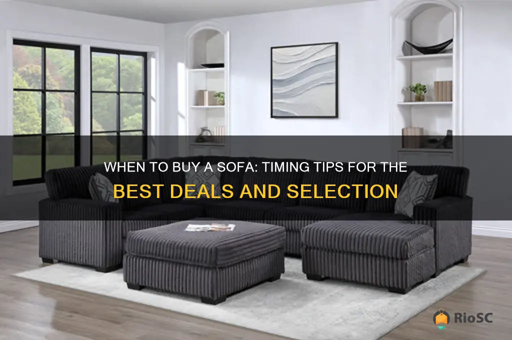 best time to purchase a sofa