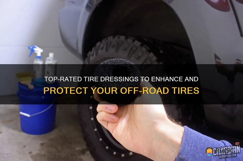 best tire dressing for off road tires