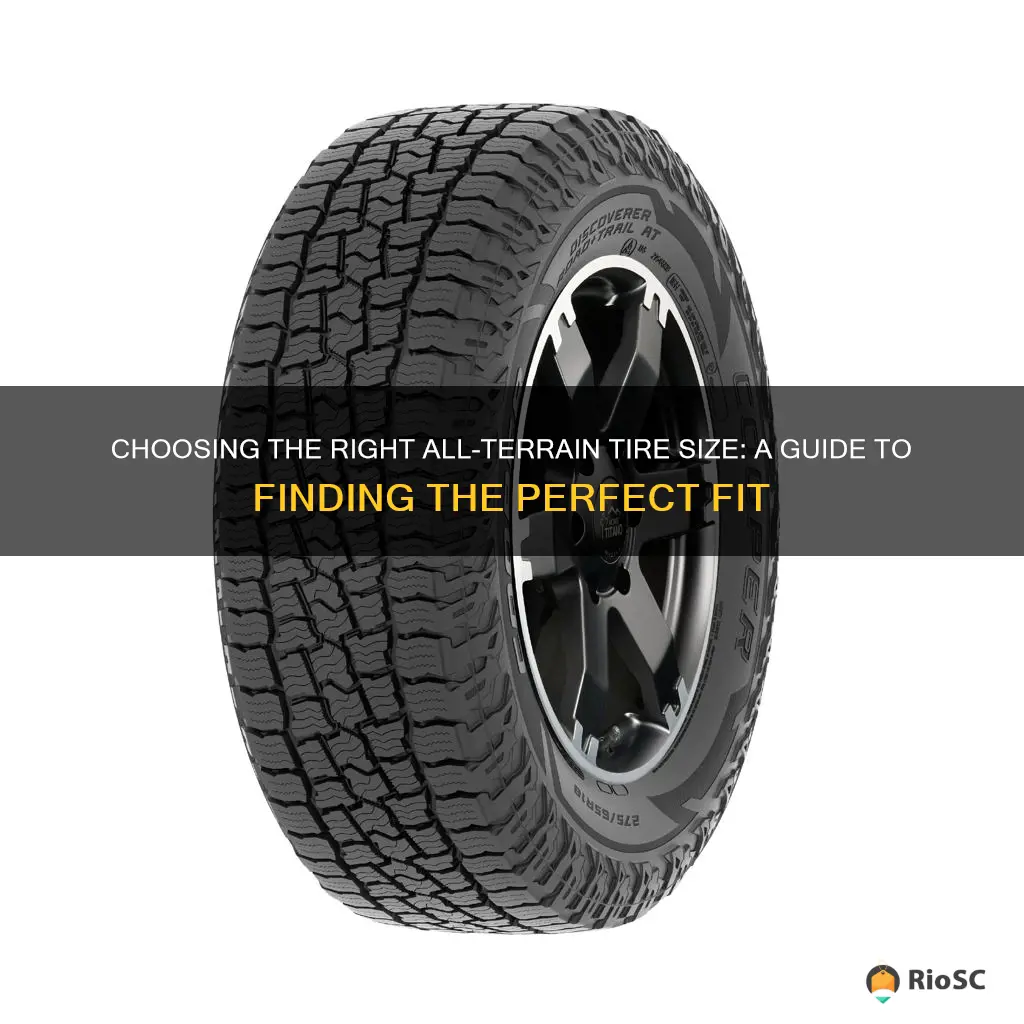 best tire size for all terrain tires