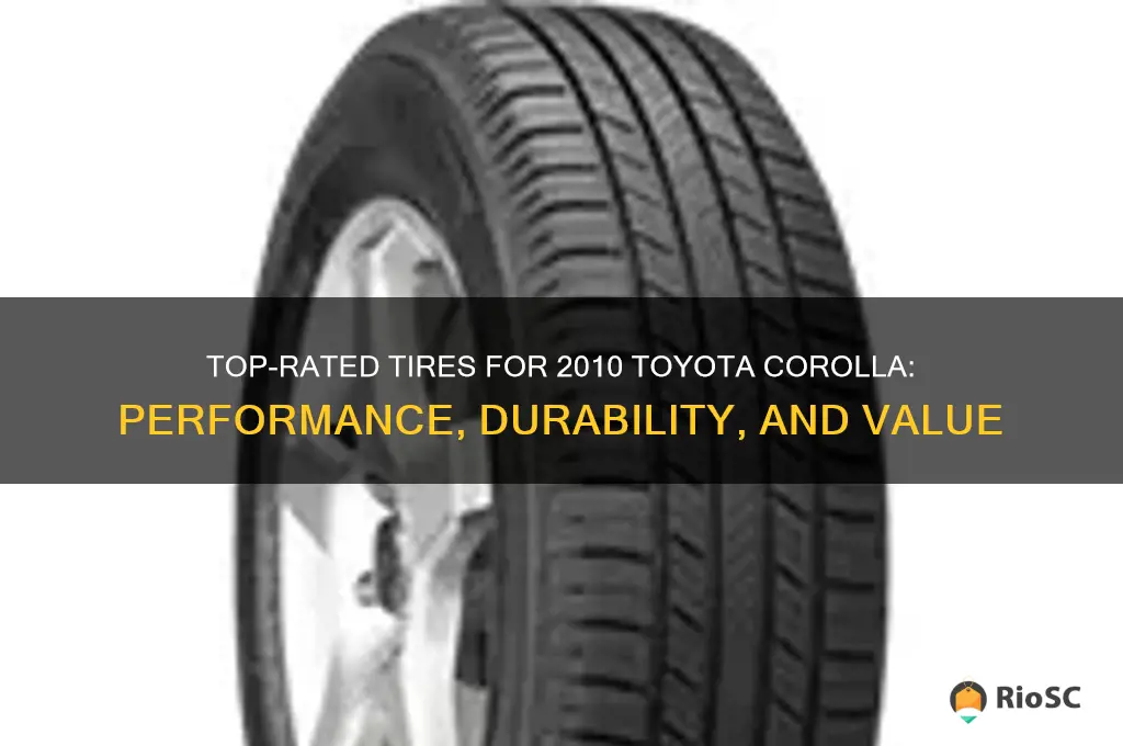 2010 Toyota Corolla Tire Specs