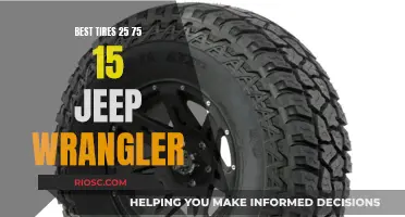 Jeep Wrangler's Tire Size: 25/75/15 Options for Optimal Performance