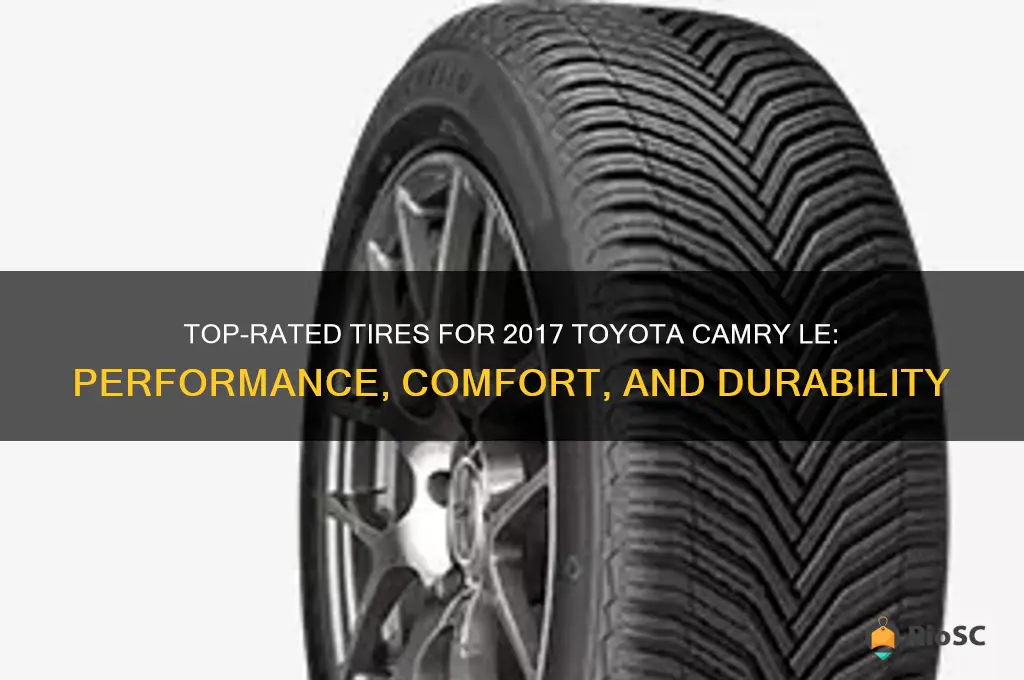 best tires for 17 toyota camry le