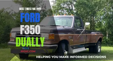 Top-Performing Tires for Your Classic 1991 Ford F-350 Dually