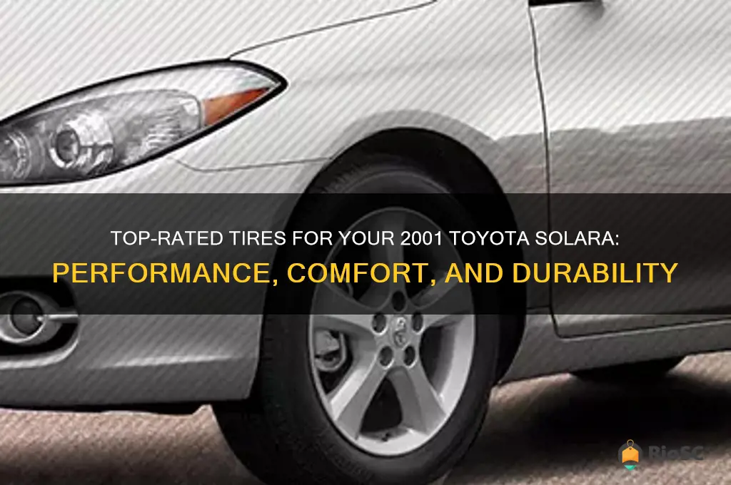 best tires for 2001 toyota solara