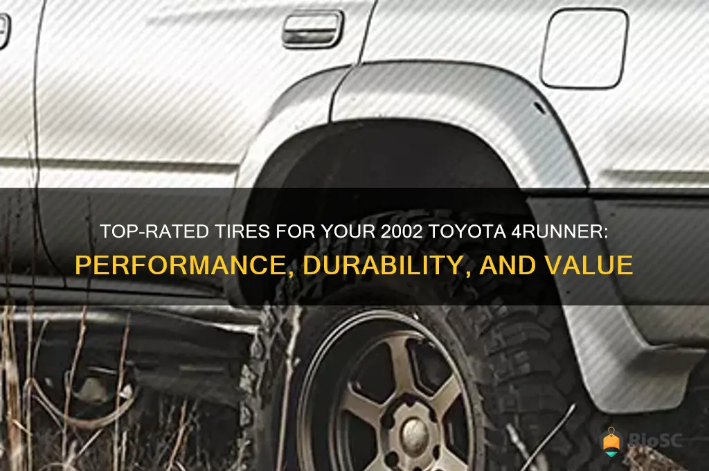 best tires for 2002 toyota 4runner