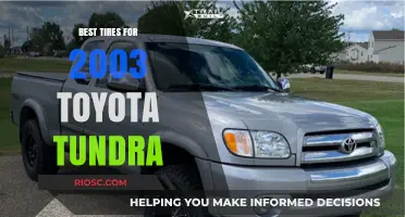 Top-Rated Tires for Your 2003 Toyota Tundra: Performance, Durability, and Value