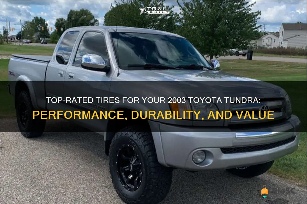 best tires for 2003 toyota tundra
