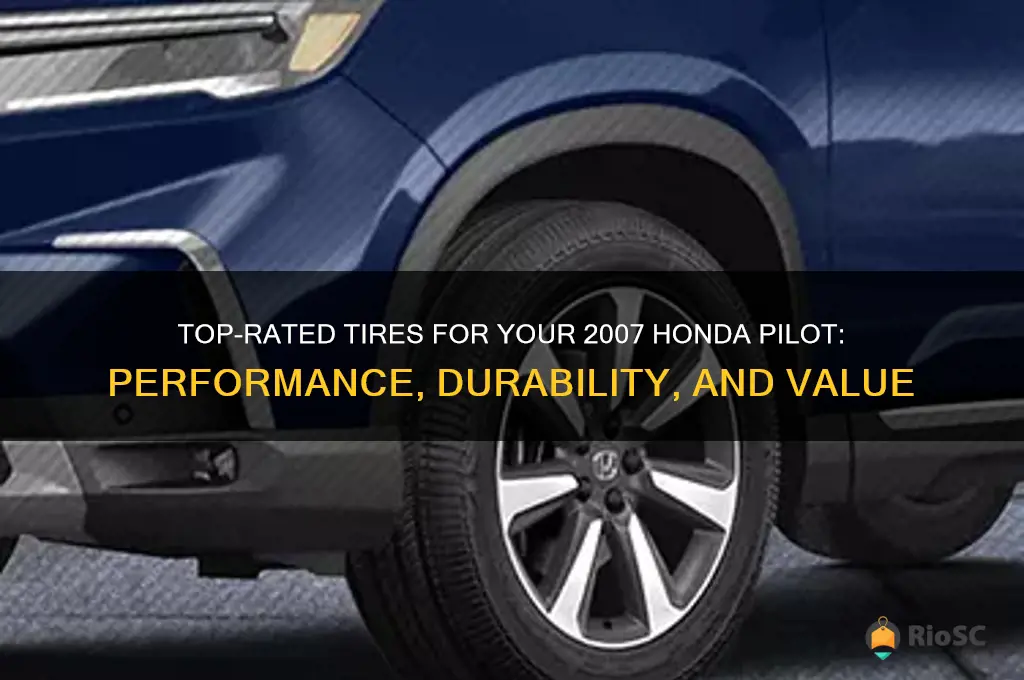 best tires for 2007 honda pilot