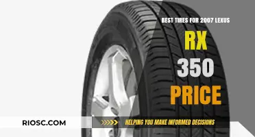 Top-Rated Tires for 2007 Lexus RX 350: Pricing and Performance Guide