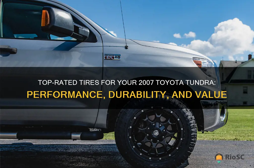 best tires for 2007 toyota tundra