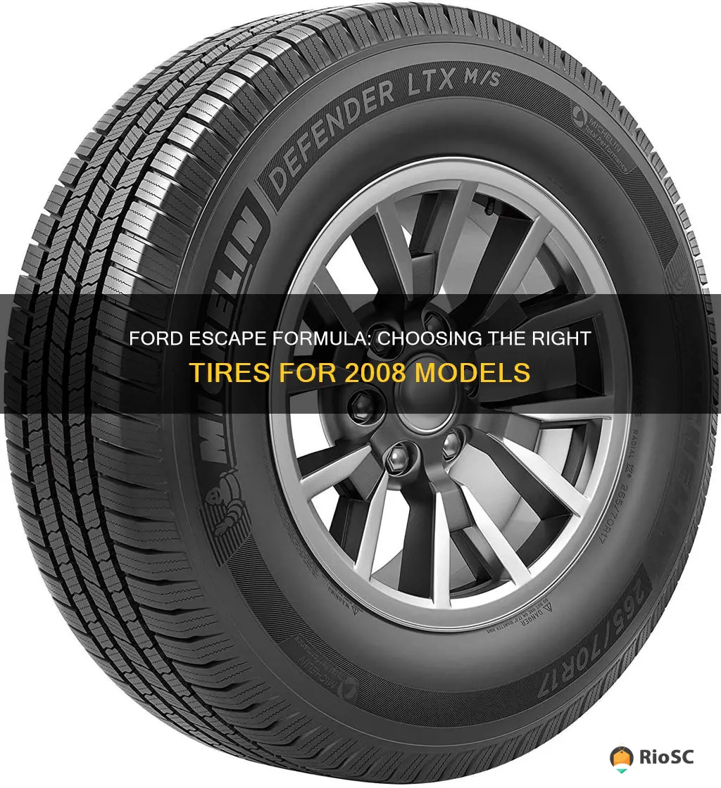 best tires for 2008 ford escape