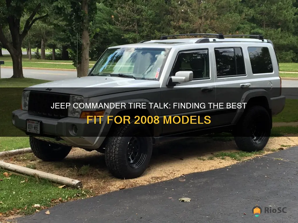 best tires for 2008 jeep commander