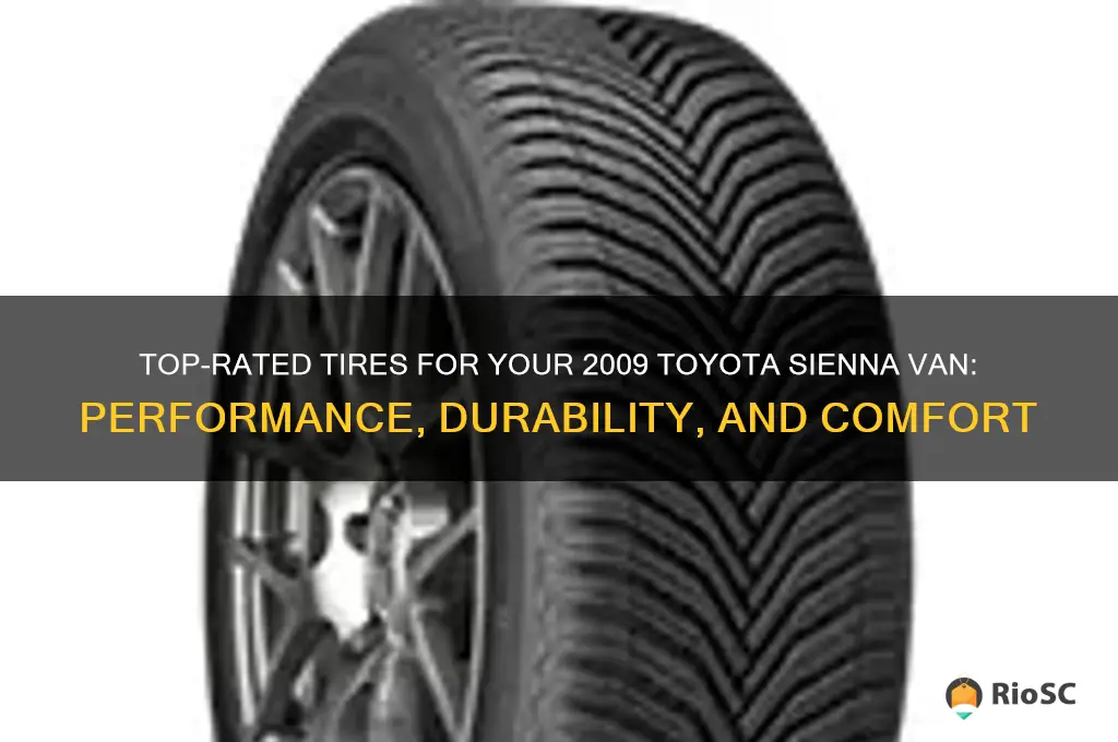 best tires for 2009 toyota sienna van