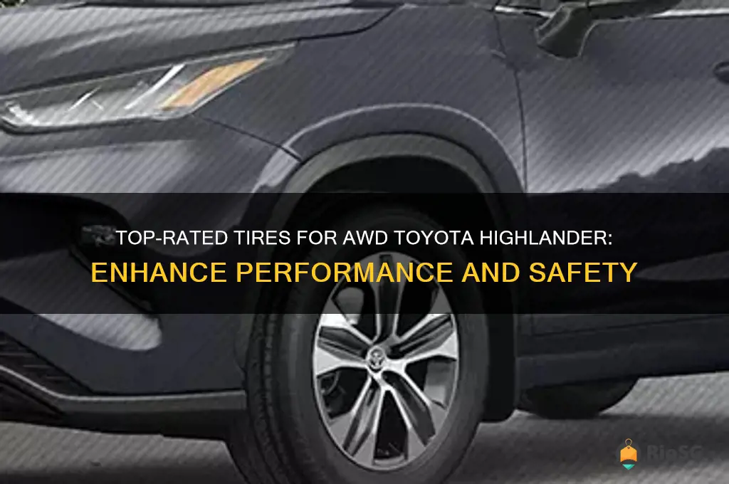 best tires for awd toyota highlander