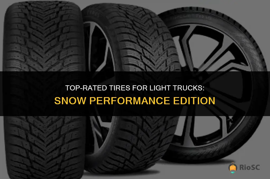best tires for light trucks in snow
