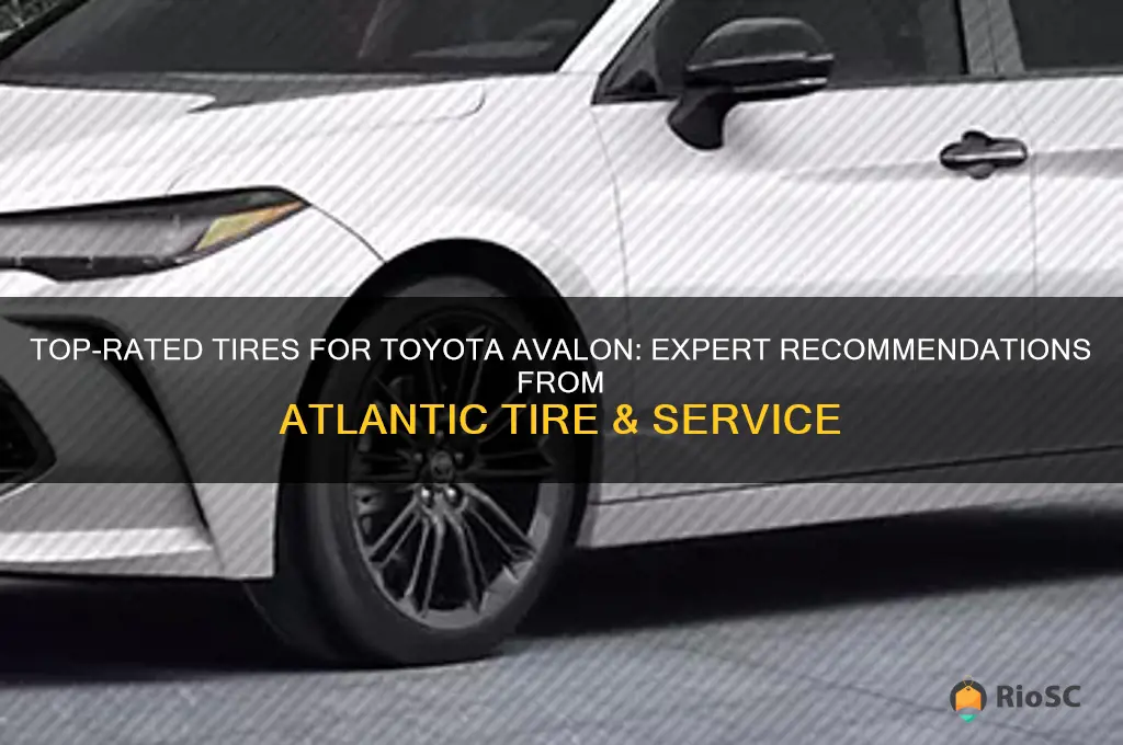 best tires for toyota avalon atlantic tire & service