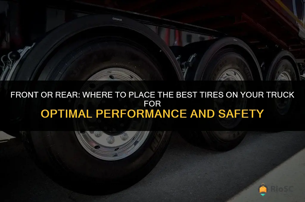 best tires on front or rear of truck