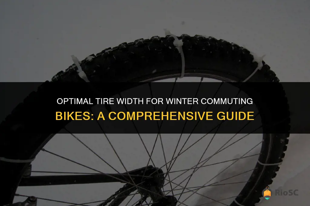 best tires width for winter commuter bike