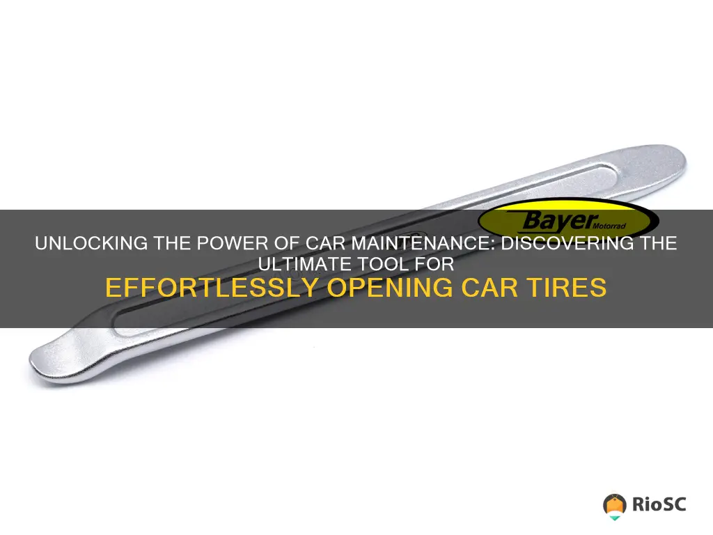 best tool for opening car tires
