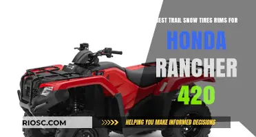 Top Trail Snow Tires and Rims for Your Honda Rancher 420: A Comprehensive Guide