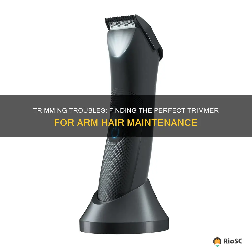 best trimmer for arm hair