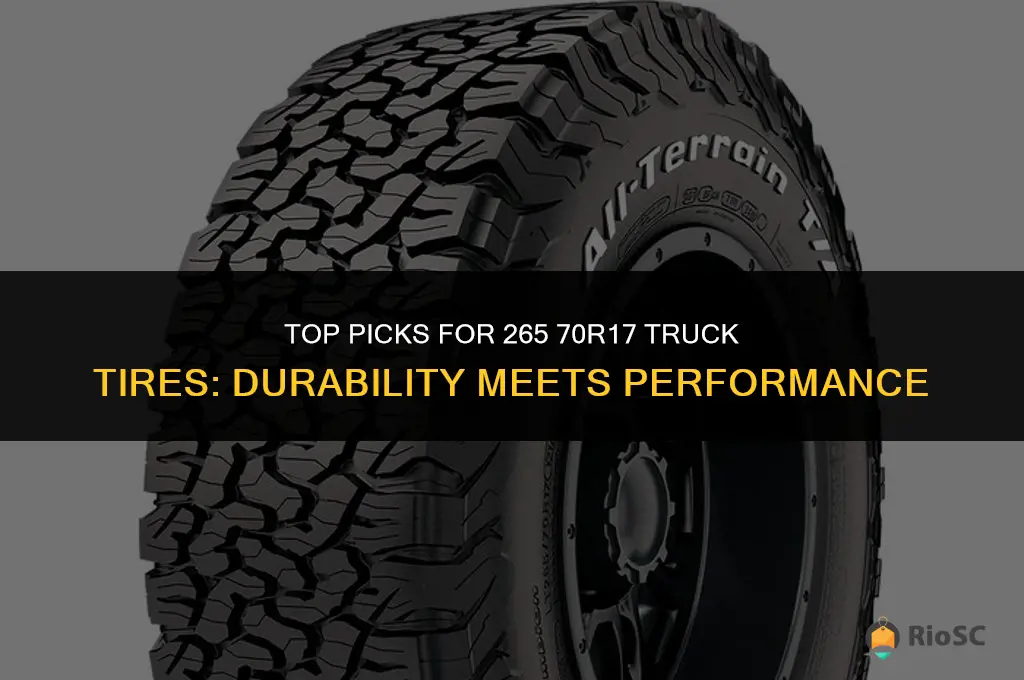 best truck tires 265 70r17