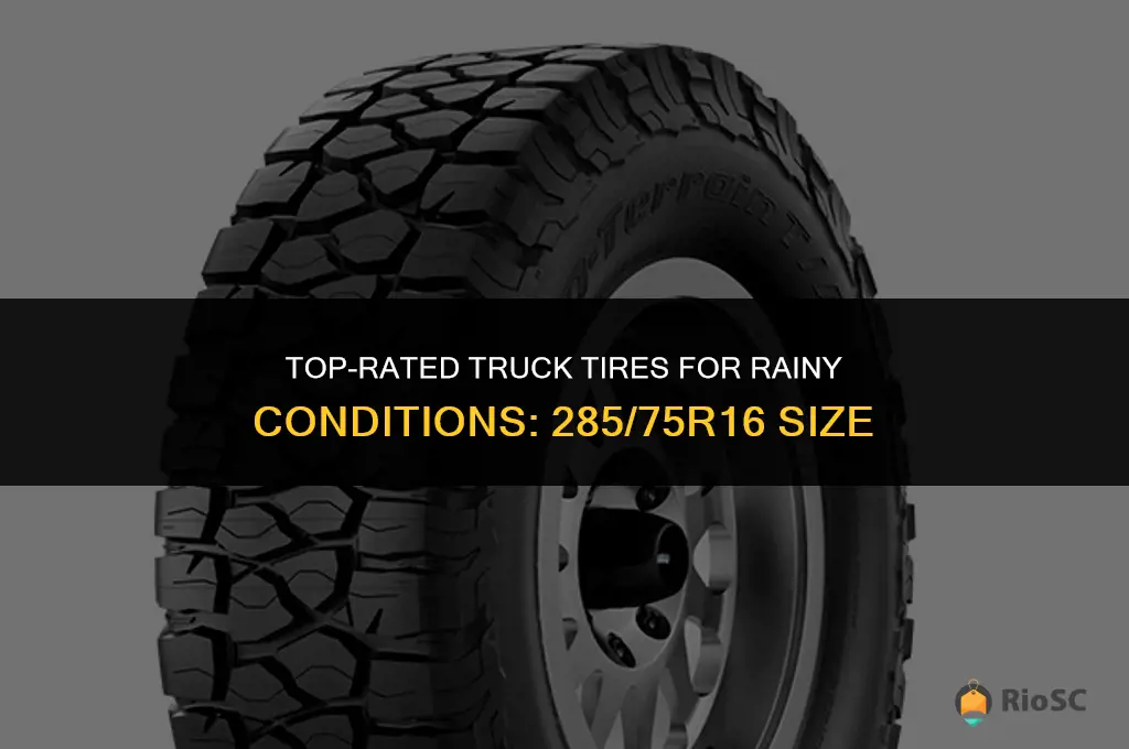 best truck tires 285 75r16 in rain