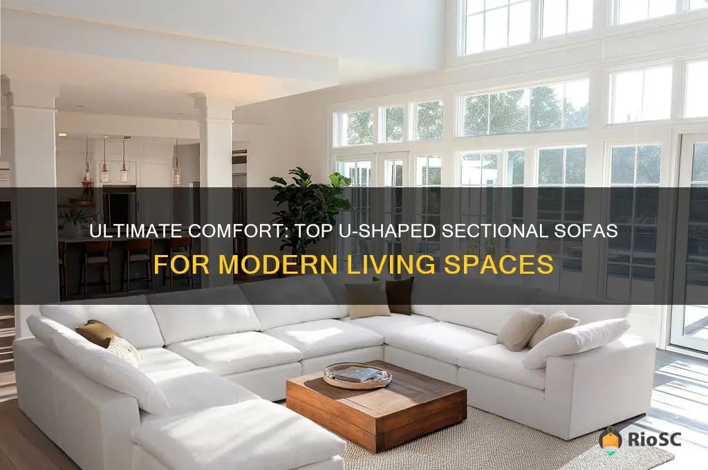 best u shaped sectional sofas