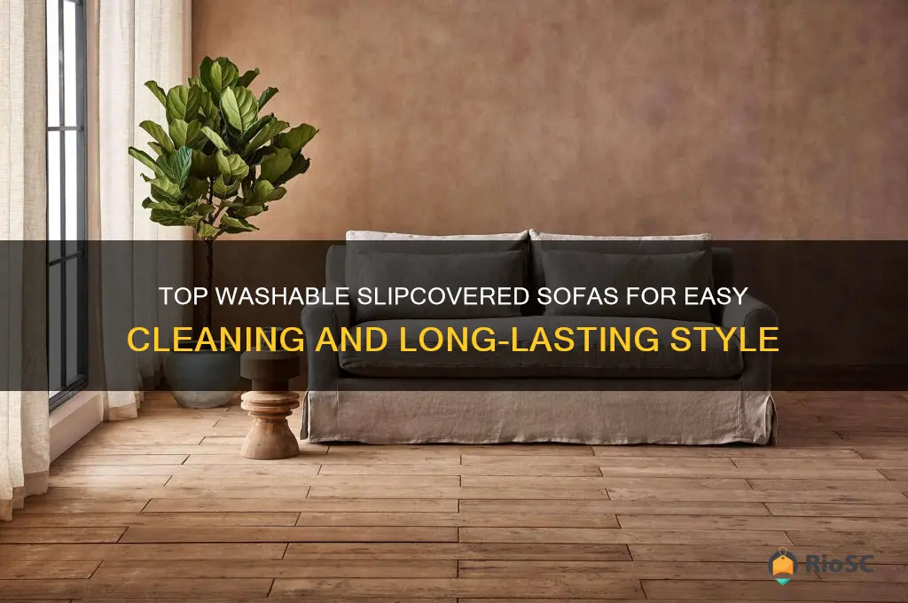 best washable slipcovered sofas