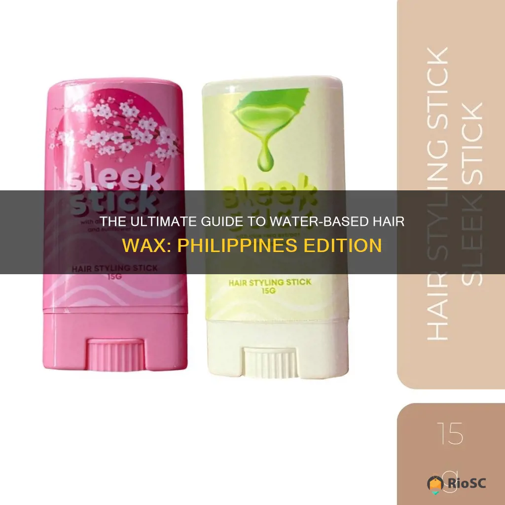 best water based hair wax philippines