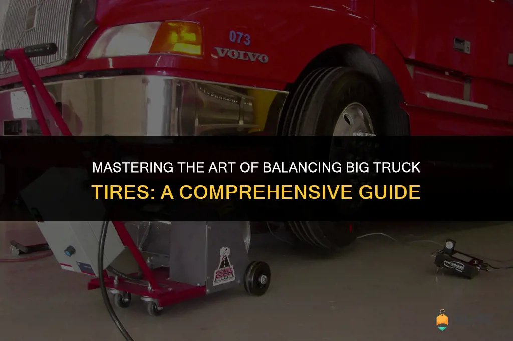 best way to balance big truck tires